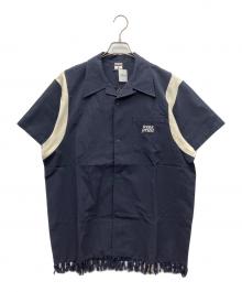 overprint（オーバープリント）の古着「半袖シャツ」｜ネイビー