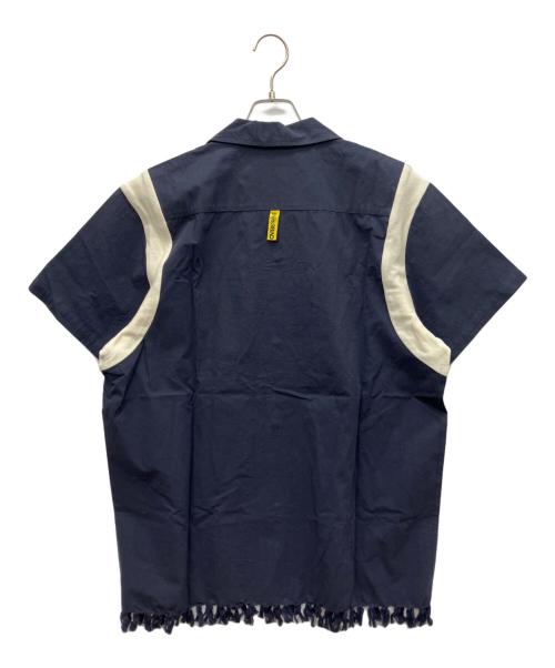 overprint（オーバープリント）overprint (オーバープリント) 半袖シャツ ネイビー サイズ:M 未使用品の古着・服飾アイテム