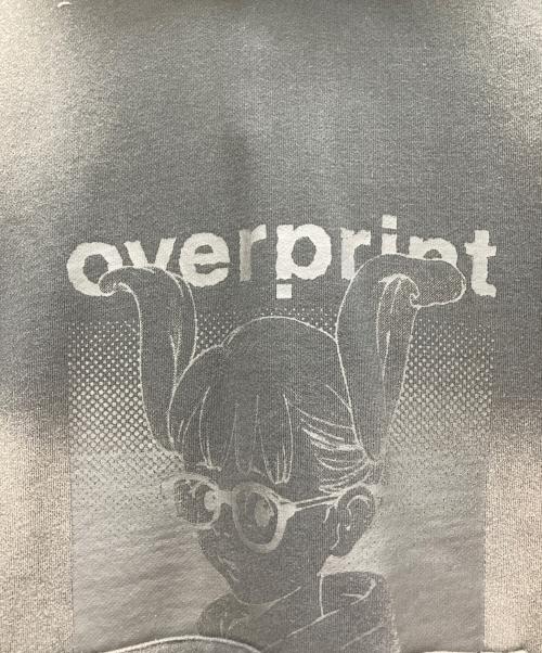 overprint（オーバープリント）overprint (オーバープリント) プルオーバーパーカー ブラック サイズ:XL 未使用品の古着・服飾アイテム