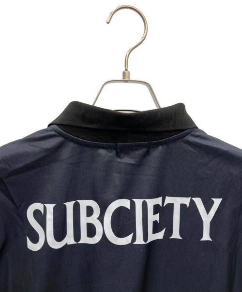 SUBCIETY（サブサエティ）SUBCIETY (サブサエティ) 長袖ポロシャツ ブラック サイズ:XL 未使用品の古着・服飾アイテム