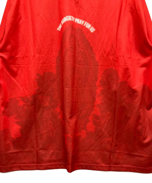 SUBCIETY（サブサエティ）SUBCIETY (サブサエティ) 長袖ポロシャツ レッド サイズ:XL 未使用品の古着・服飾アイテム