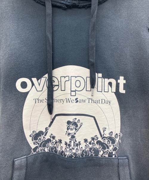 overprint（オーバープリント）overprint (オーバープリント) プルオーバーパーカー ブラック サイズ:XXL 未使用品の古着・服飾アイテム