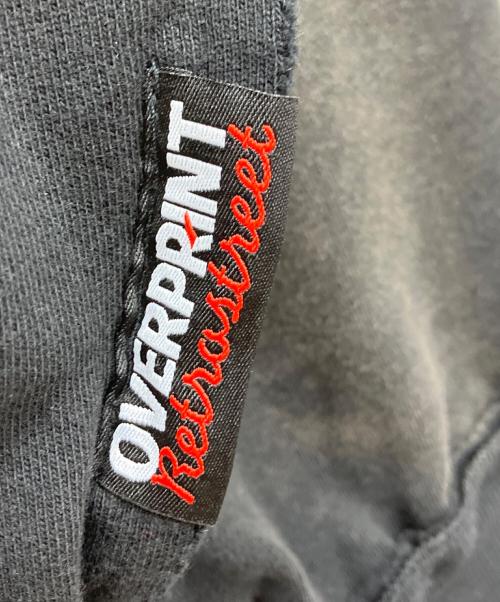 overprint（オーバープリント）overprint (オーバープリント) プルオーバーパーカー ブラック サイズ:XXL 未使用品の古着・服飾アイテム