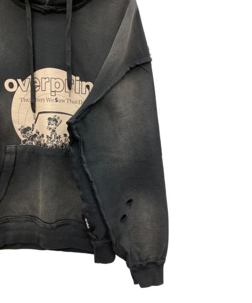 overprint（オーバープリント）overprint (オーバープリント) プルオーバーパーカー ブラック サイズ:XXL 未使用品の古着・服飾アイテム