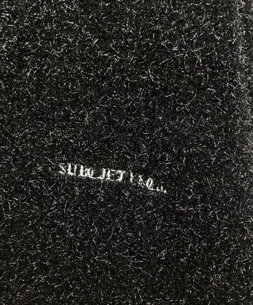 SUBCIETY（サブサエティ）SUBCIETY (サブサエティ) 薄手カーディガン ブラック サイズ:M 未使用品の古着・服飾アイテム