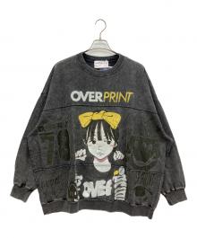 overprint（オーバープリント）の古着「ロングスリーブTシャツ」｜グレー