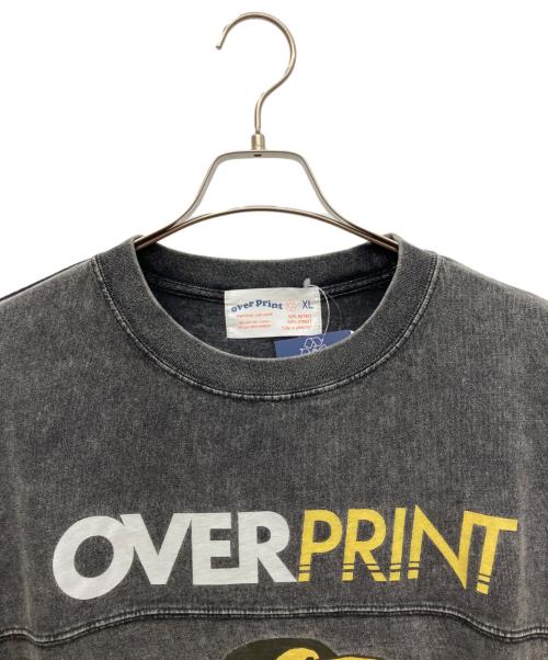 overprint（オーバープリント）overprint (オーバープリント) ロングスリーブTシャツ グレー サイズ:XL 未使用品の古着・服飾アイテム
