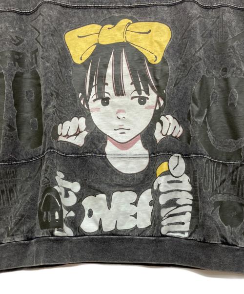 overprint（オーバープリント）overprint (オーバープリント) ロングスリーブTシャツ グレー サイズ:XL 未使用品の古着・服飾アイテム