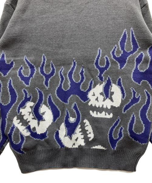 MAGICAL MOSH MISFITS（マジカルモッシュミスフィッツ）MAGICAL MOSH MISFITS (マジカルモッシュミスフィッツ) 厚手ニット グレー サイズ:M 未使用品の古着・服飾アイテム