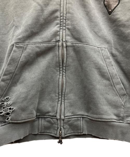 GALFY（ガルフィー）GALFY (ガルフィー) ジップパーカー グレー サイズ:XXL 未使用品の古着・服飾アイテム