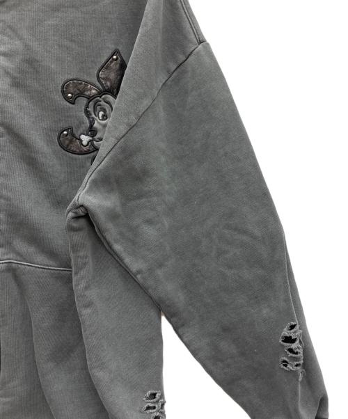 GALFY（ガルフィー）GALFY (ガルフィー) ジップパーカー グレー サイズ:XXL 未使用品の古着・服飾アイテム