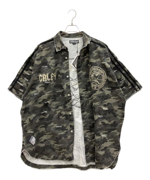 GALFY（ガルフィー）GALFY (ガルフィー) 半袖シャツ カーキ サイズ:XL 未使用品の古着・服飾アイテム