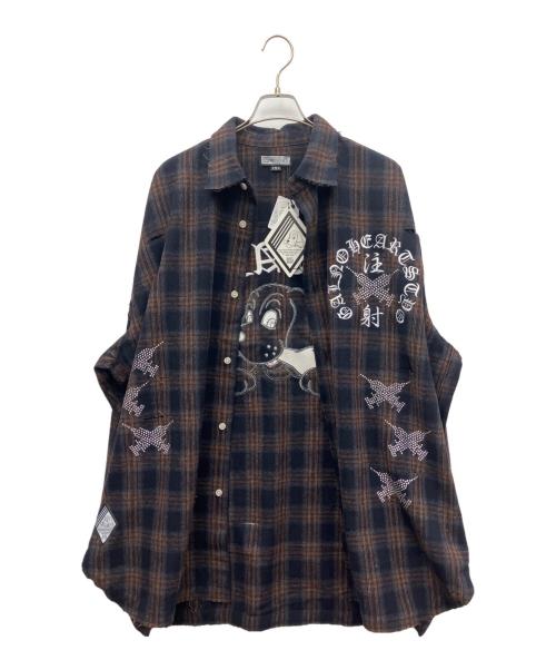 GALFY（ガルフィー）GALFY (ガルフィー) シャツジャケット ブラック サイズ:XL 未使用品の古着・服飾アイテム