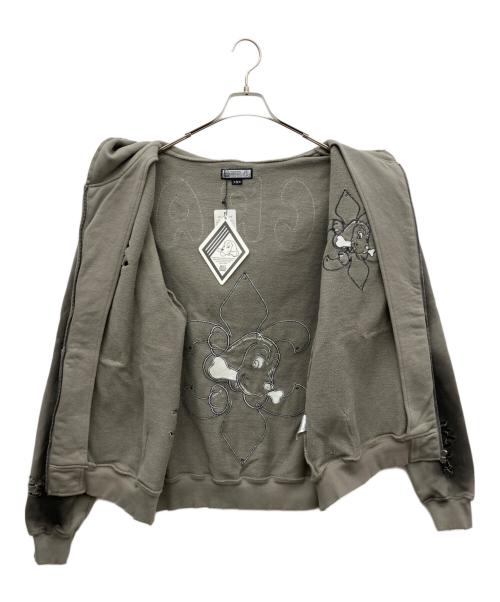 GALFY（ガルフィー）GALFY (ガルフィー) ジップパーカー カーキ サイズ:大型犬 未使用品の古着・服飾アイテム