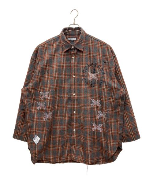 GALFY（ガルフィー）GALFY (ガルフィー) シャツジャケット ブラウン サイズ:XL 未使用品の古着・服飾アイテム