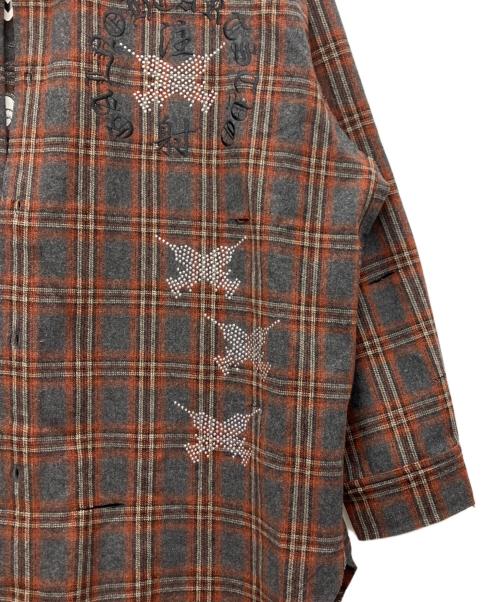 GALFY（ガルフィー）GALFY (ガルフィー) シャツジャケット ブラウン サイズ:XL 未使用品の古着・服飾アイテム
