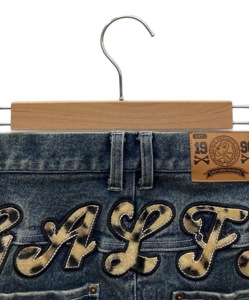 GALFY（ガルフィー）GALFY (ガルフィー) ショートデニムスカート インディゴ サイズ:S 未使用品の古着・服飾アイテム