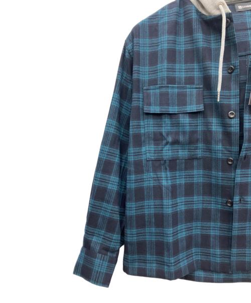 SUBCIETY（サブサエティ）SUBCIETY (サブサエティ) フーデットシャツ グリーン サイズ:M 未使用品の古着・服飾アイテム