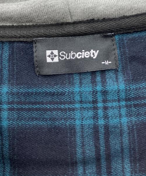 SUBCIETY（サブサエティ）SUBCIETY (サブサエティ) フーデットシャツ グリーン サイズ:M 未使用品の古着・服飾アイテム