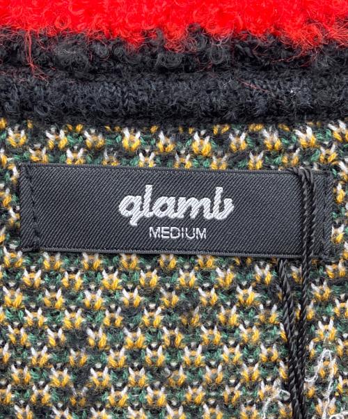 glamb（グラム）glamb (グラム) ニットスカジャン ブラック×ホワイト サイズ:MEDIUM 未使用品の古着・服飾アイテム