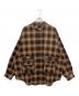 glamb（グラム）の古着「ステンカラーシャツ」｜ブラウン