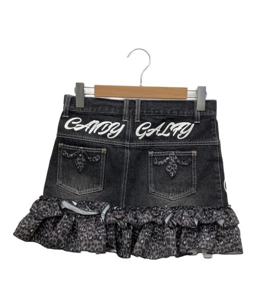 GALFY（ガルフィー）GALFY (ガルフィー) デニムショートスカート グレー サイズ:M 未使用品の古着・服飾アイテム