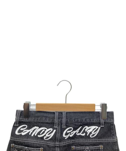 GALFY（ガルフィー）GALFY (ガルフィー) デニムショートスカート グレー サイズ:M 未使用品の古着・服飾アイテム