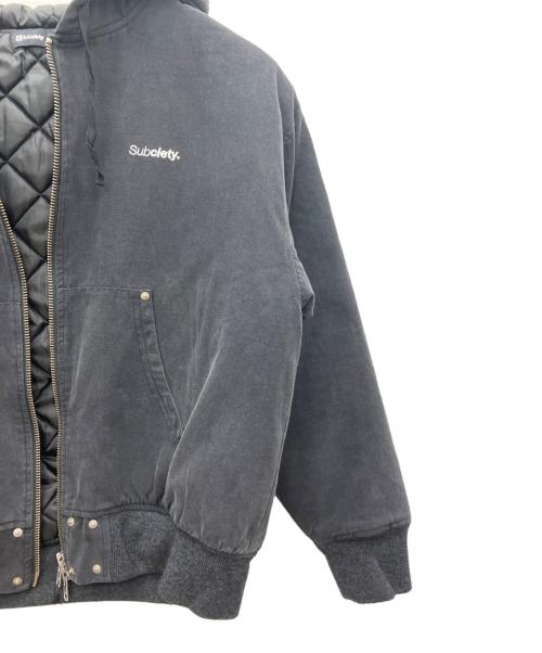 SUBCIETY（サブサエティ）SUBCIETY (サブサエティ) フーデッドジャケット ブラック サイズ:L 未使用品の古着・服飾アイテム