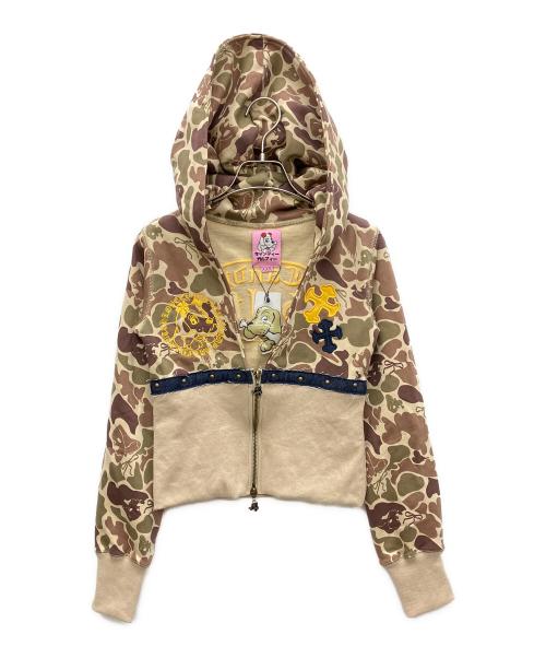 GALFY（ガルフィー）GALFY (ガルフィー) ハーフジップパーカー ベージュ サイズ:FREE 未使用品の古着・服飾アイテム