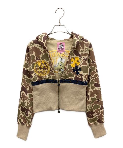 GALFY（ガルフィー）GALFY (ガルフィー) ハーフジップパーカー ベージュ サイズ:FREE 未使用品の古着・服飾アイテム