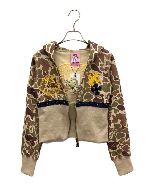 GALFY（ガルフィー）GALFY (ガルフィー) ハーフジップパーカー ベージュ サイズ:FREE 未使用品の古着・服飾アイテム