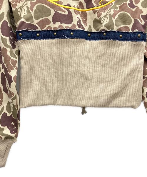GALFY（ガルフィー）GALFY (ガルフィー) ハーフジップパーカー ベージュ サイズ:FREE 未使用品の古着・服飾アイテム