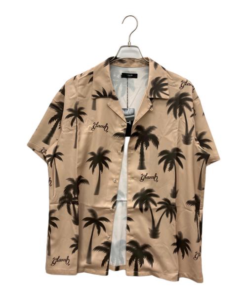glamb（グラム）glamb (グラム) アロハシャツ ベージュ サイズ:M 未使用品の古着・服飾アイテム