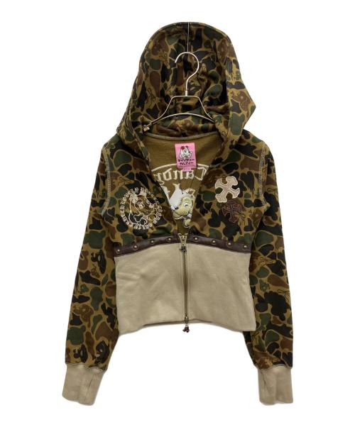 GALFY（ガルフィー）GALFY (ガルフィー) ハーフジップパーカー ベージュ サイズ:FREE 未使用品の古着・服飾アイテム