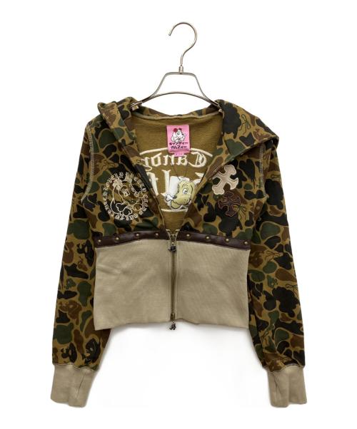 GALFY（ガルフィー）GALFY (ガルフィー) ハーフジップパーカー ベージュ サイズ:FREE 未使用品の古着・服飾アイテム