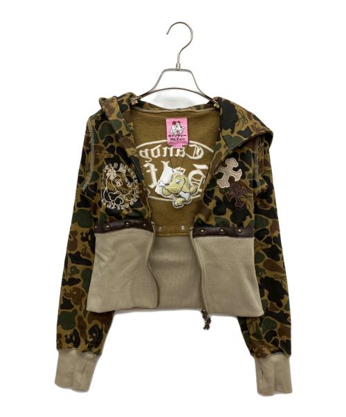 GALFY（ガルフィー）GALFY (ガルフィー) ハーフジップパーカー ベージュ サイズ:FREE 未使用品の古着・服飾アイテム