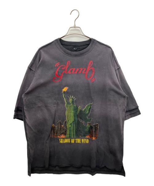 glamb（グラム）glamb (グラム) プリントTシャツ グレー サイズ:SIZE L 未使用品の古着・服飾アイテム