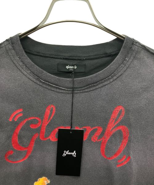 glamb（グラム）glamb (グラム) プリントTシャツ グレー サイズ:SIZE L 未使用品の古着・服飾アイテム