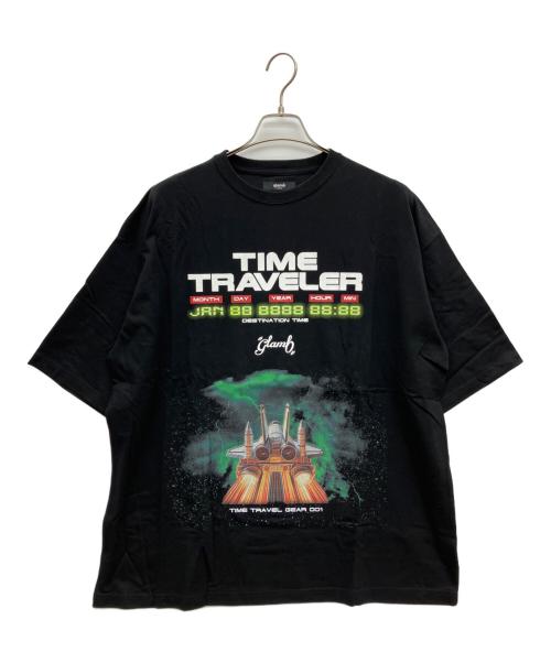 glamb（グラム）glamb (グラム) プリントTシャツ ブラック サイズ:Ｌ 未使用品の古着・服飾アイテム
