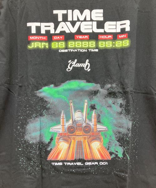 glamb（グラム）glamb (グラム) プリントTシャツ ブラック サイズ:Ｌ 未使用品の古着・服飾アイテム