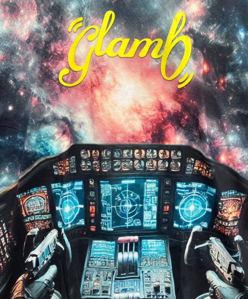 glamb（グラム）glamb (グラム) スペースデザインTシャツ マルチカラー サイズ:SIZE M 未使用品の古着・服飾アイテム