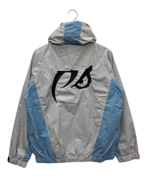 BADBOY（バッドボーイ）BADBOY (バッドボーイ) ナイロンジャケット グレー×ブルー サイズ:2 未使用品の古着・服飾アイテム