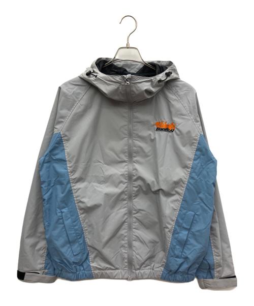BADBOY（バッドボーイ）BADBOY (バッドボーイ) ナイロンジャケット グレー×ブルー サイズ:2 未使用品の古着・服飾アイテム