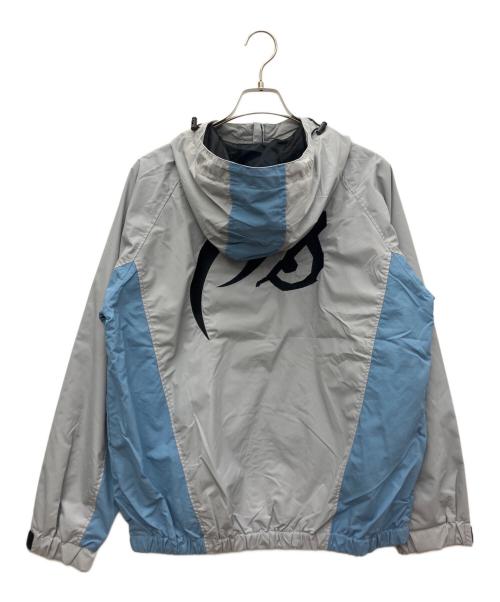 BADBOY（バッドボーイ）BADBOY (バッドボーイ) ナイロンジャケット グレー×ブルー サイズ:2 未使用品の古着・服飾アイテム