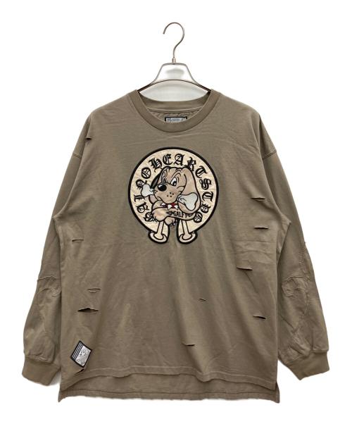 GALFY（ガルフィー）GALFY (ガルフィー) ロングスリーブTシャツ ベージュ サイズ:XL 未使用品の古着・服飾アイテム
