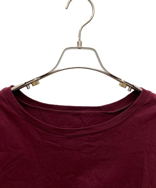 MM6 Maison Margiela（エムエムシックスメゾンマルジェラ）MM6 Maison Margiela (エムエムシックスメゾンマルジェラ) 長袖カットソー ボルドー サイズ:Mの古着・服飾アイテム