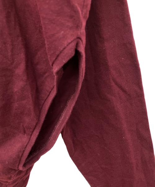 MM6 Maison Margiela（エムエムシックスメゾンマルジェラ）MM6 Maison Margiela (エムエムシックスメゾンマルジェラ) 長袖カットソー ボルドー サイズ:Mの古着・服飾アイテム