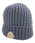 MONCLERモンクレール）の古着「ニット帽」｜ネイビー