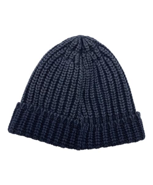 MONCLER（モンクレール）MONCLER (モンクレール) ニット帽 ネイビーの古着・服飾アイテム