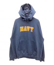 Champion（チャンピオン）の古着「プルオーバーパーカー」｜ネイビー